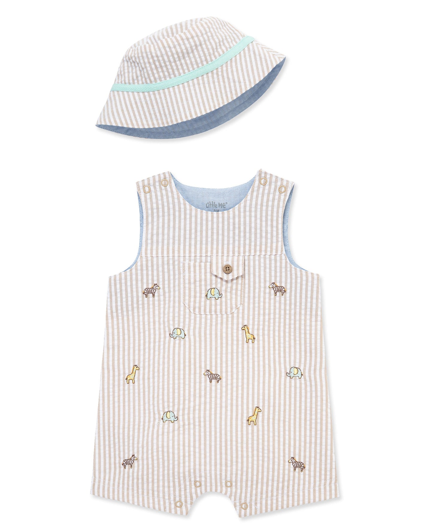 Safari Woven Sunsuit & Hat