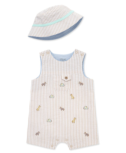 Safari Woven Sunsuit & Hat