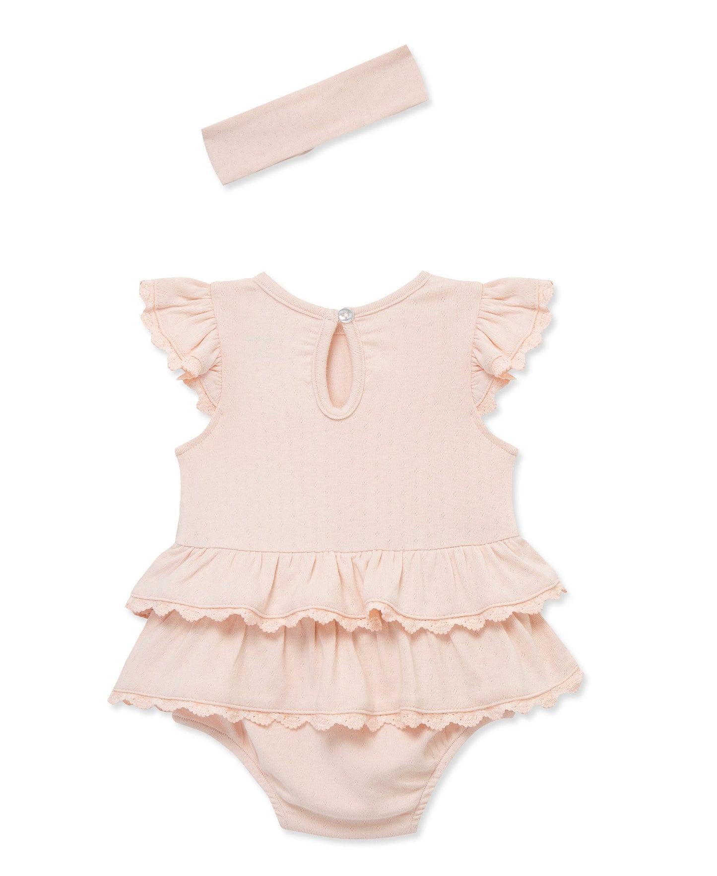 Seashell Lace Skirt Bubble & Headband