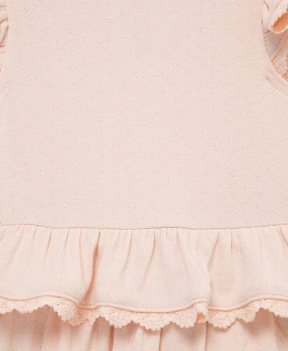 Seashell Lace Skirt Bubble & Headband