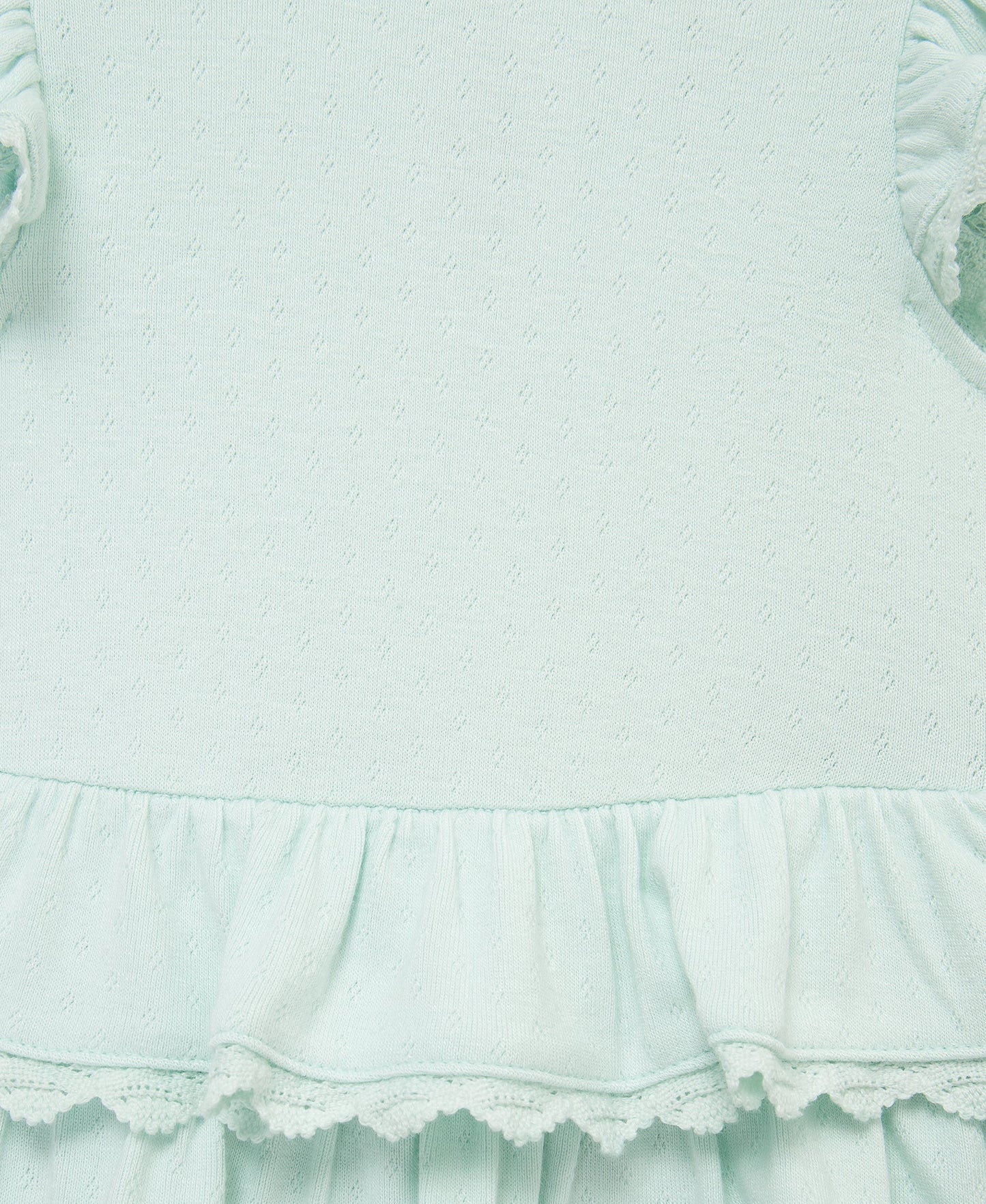 Aqua Lace Skirt Bubble & Headband