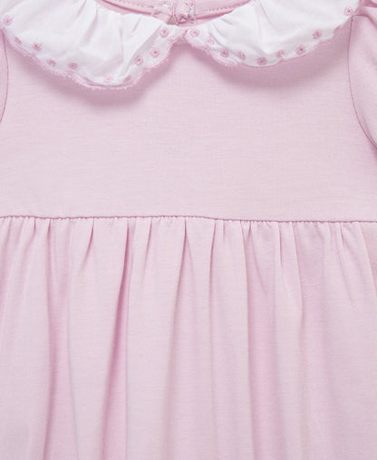 Lilac Scallop Collar Bubble & Headband