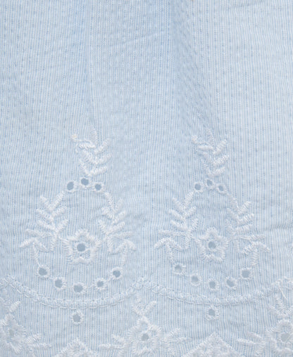 Eyelet Stripe Woven 2-Piece Sunsuit & Headband