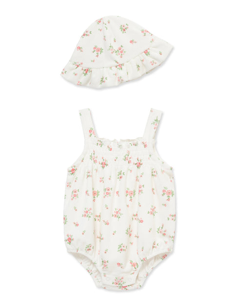 Ditsy Terry Bubble & Hat