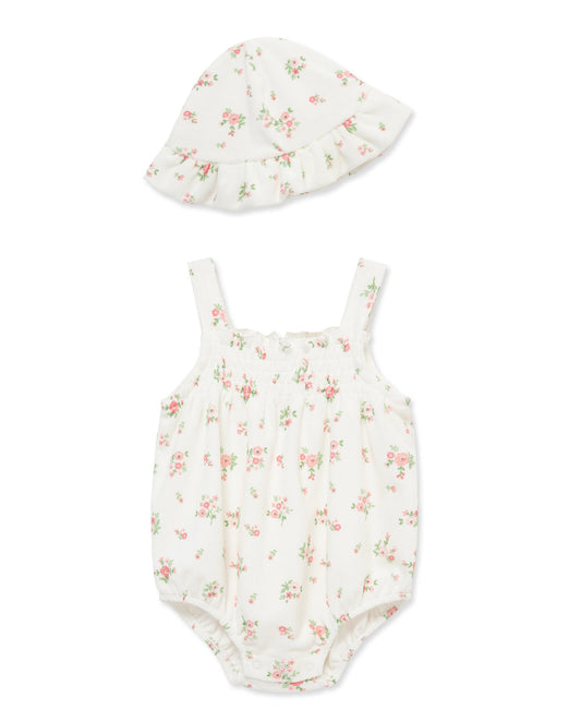 Ditsy Terry Bubble & Hat