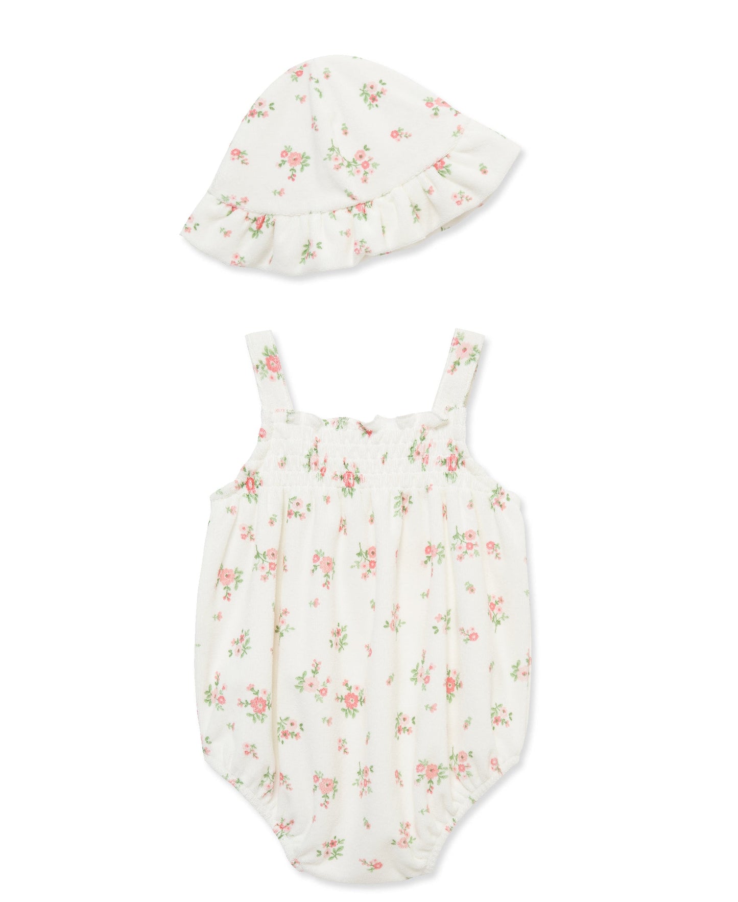 Ditsy Terry Bubble & Hat