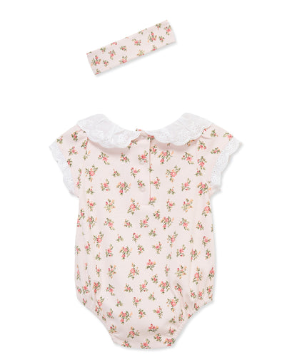 Ditsy Knit Bubble & Headband