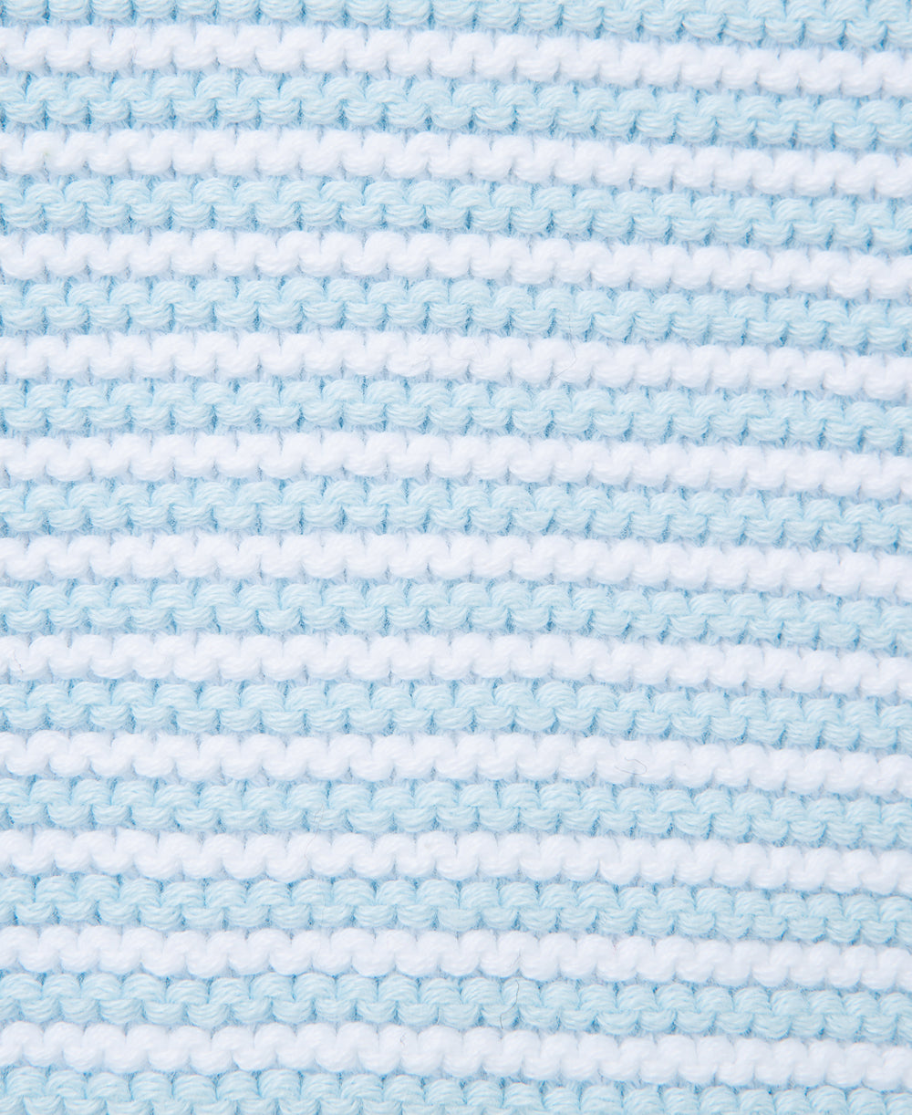 Blue Textured Hoodie