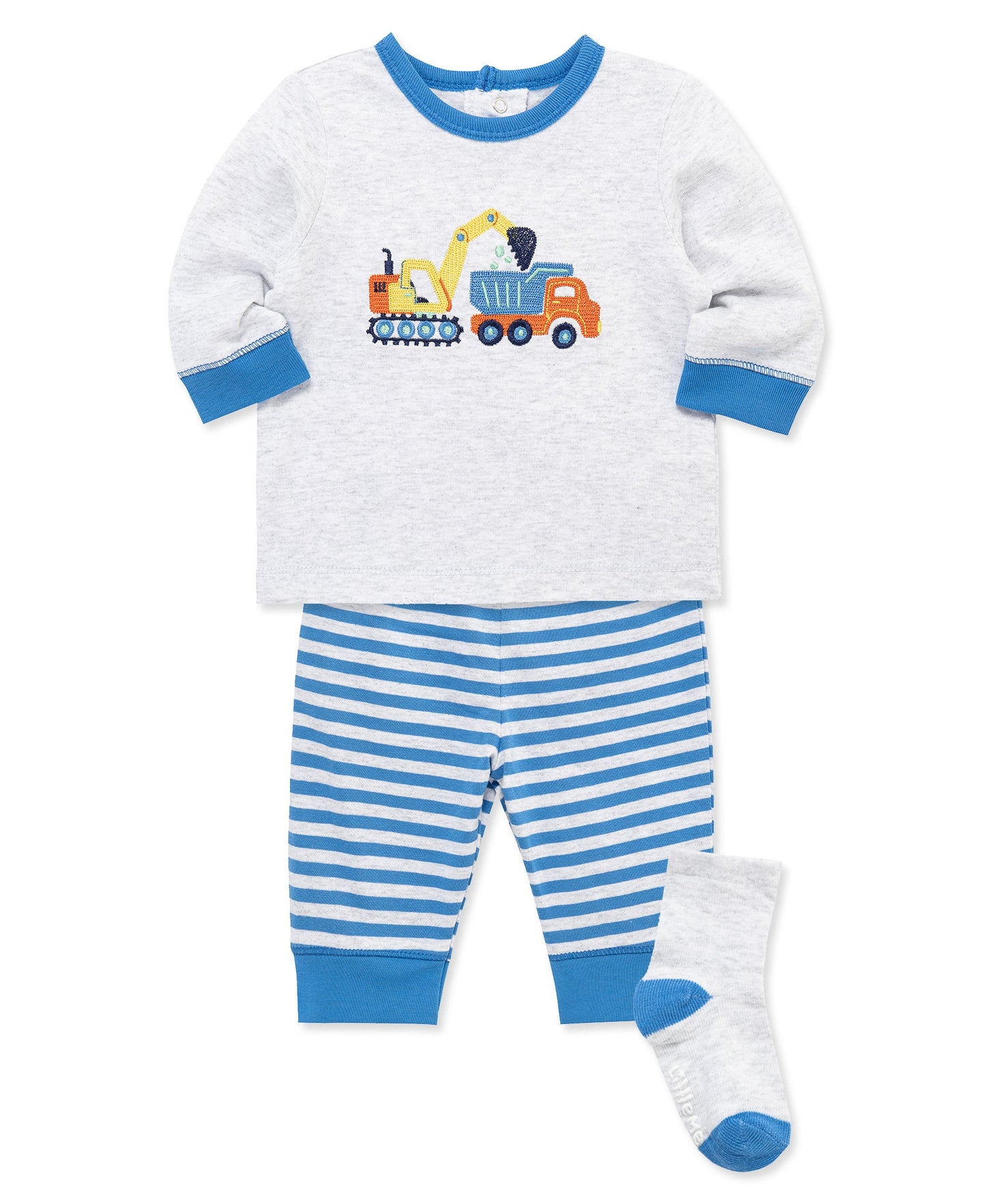 Work Zone 3-Piece Jogger & Sock Set (3M-12M)