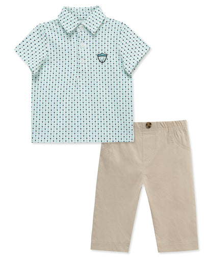 Golf Polo & Pant Set