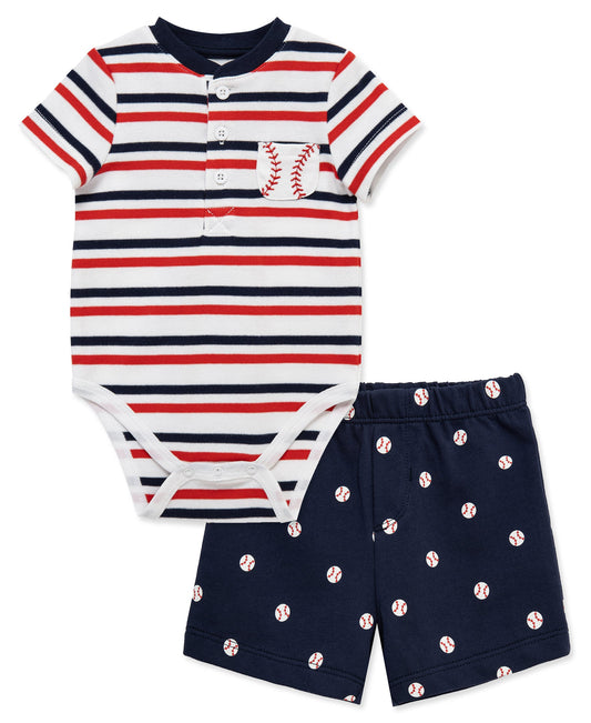 Baseball Short Set