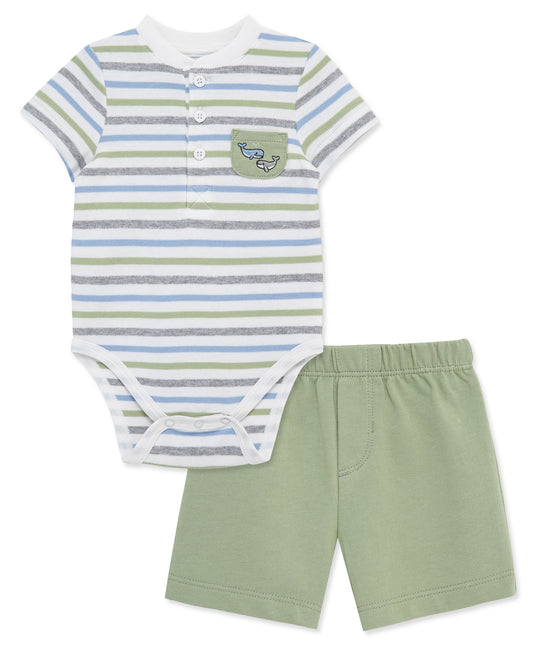 Whales Short Set
