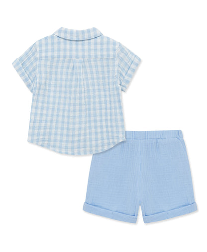 Check Gauze Short Set