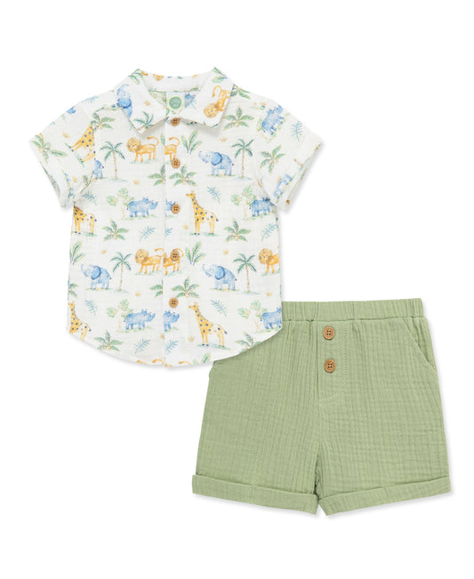 Jungle Gauze Short Set