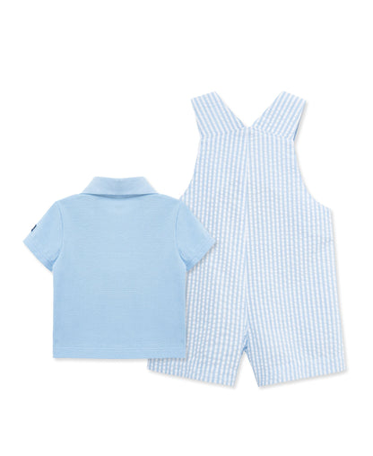 Sailboat Woven Shortall Set (12M-24M)