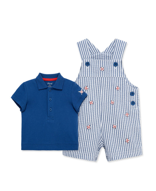 Baseball Woven Shortall Set (12M-24M)