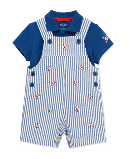 Baseball Woven Shortall Set (12M-24M)