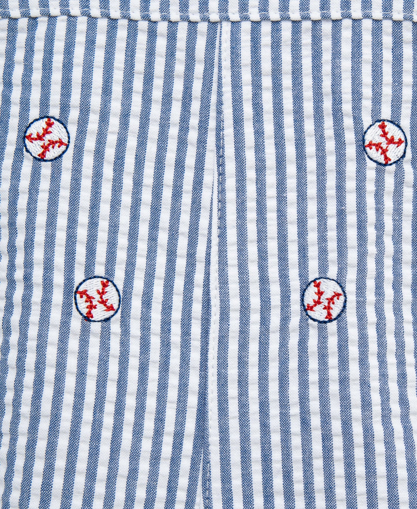 Baseball Woven Shortall Set (3M-12M)