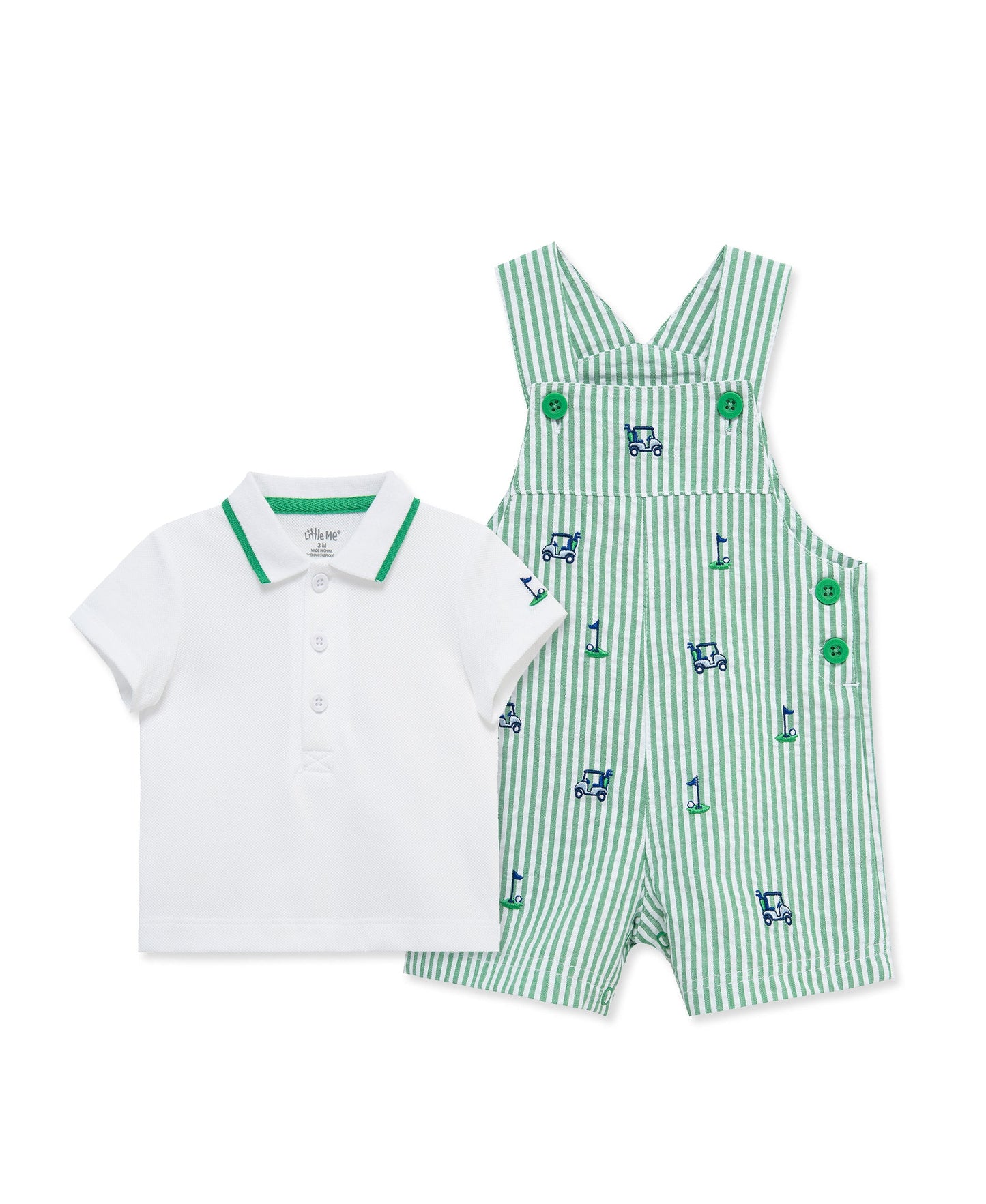 Golf Woven Shortall Set (12M-24M)