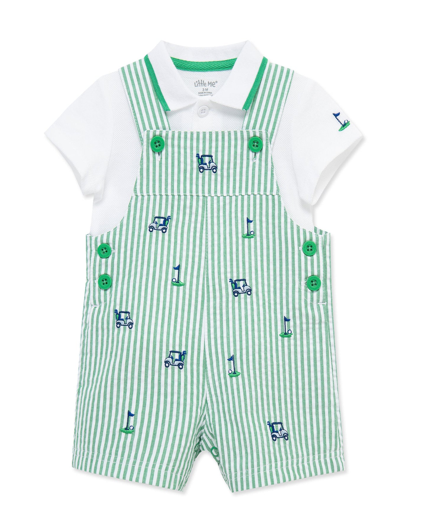 Golf Woven Shortall Set (12M-24M)