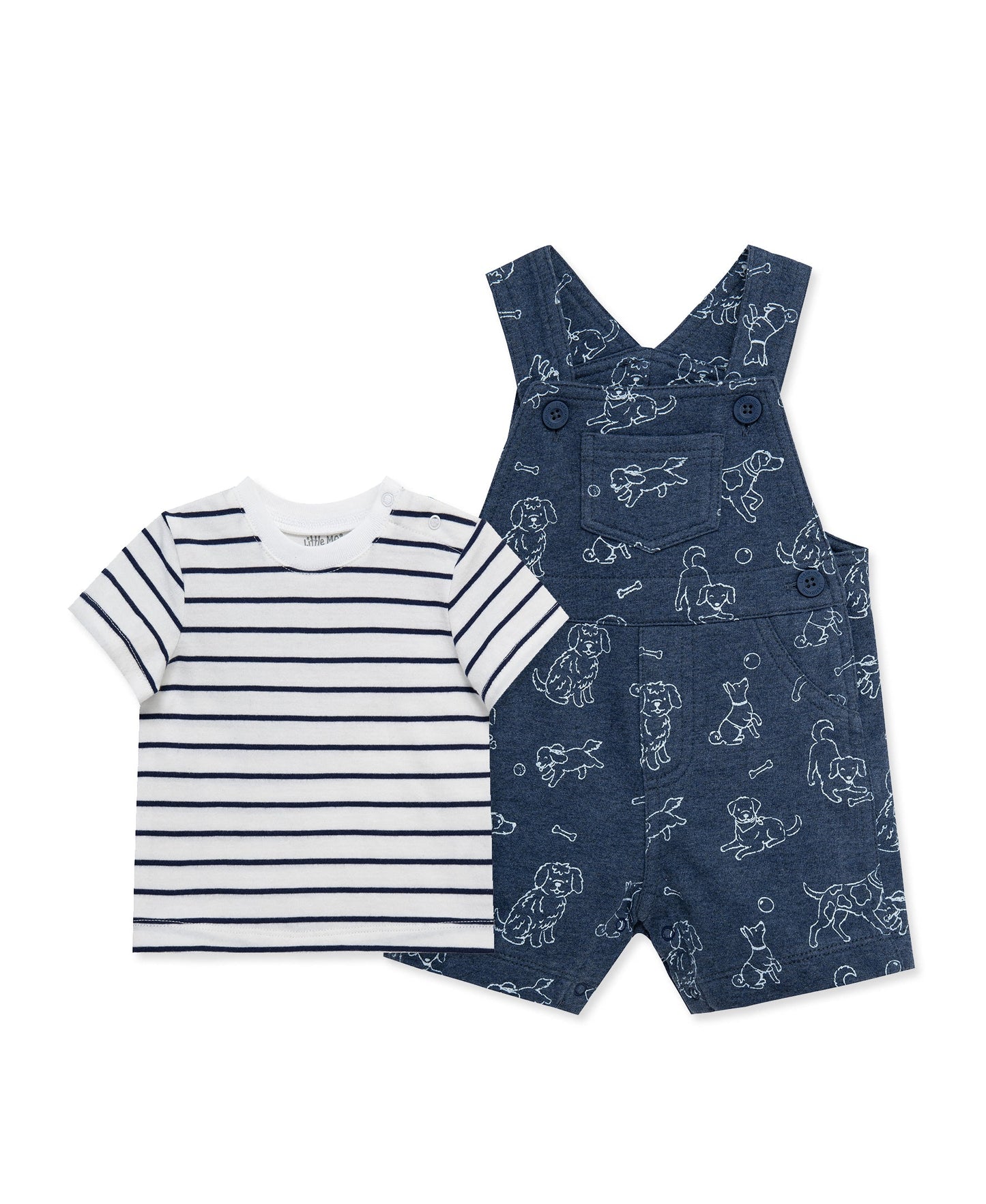 Puppies Shortall Set (3M-12M)