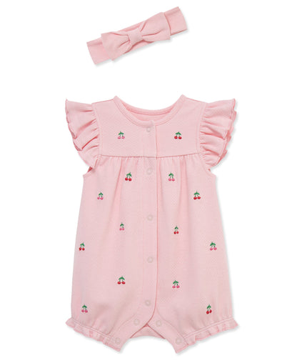 Cherries Romper & Headband