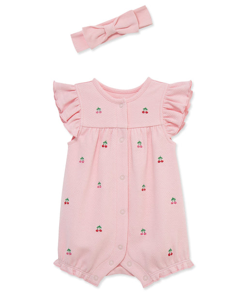 Cherries Romper & Headband