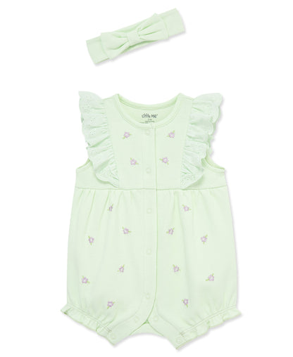 Violets Romper & Headband