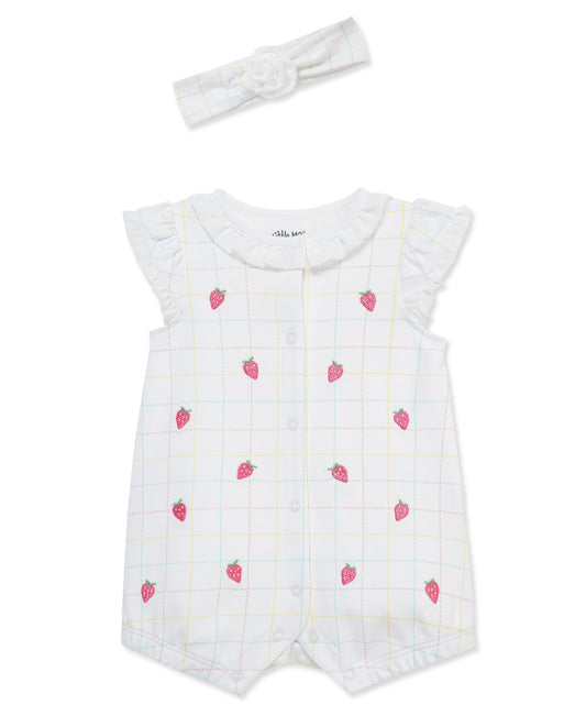 Strawberry Romper & Headband