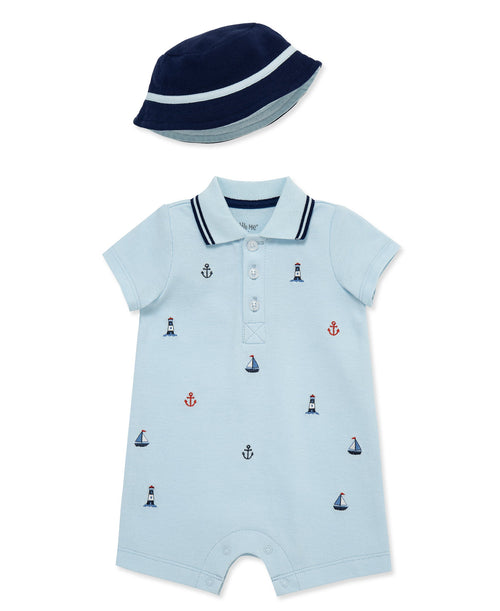 Nautical Romper & Hat
