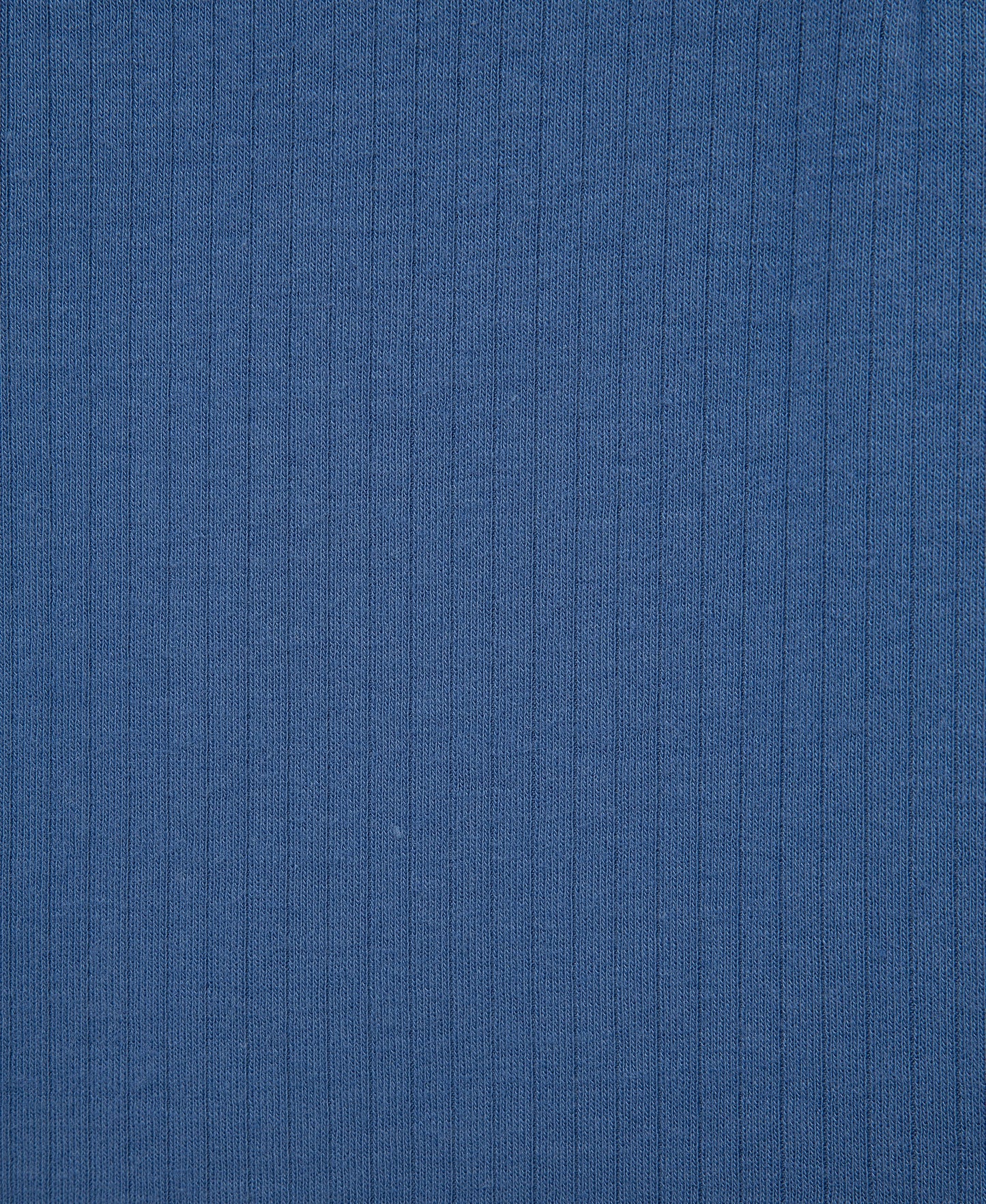 Blue Rib Knit Polo Romper