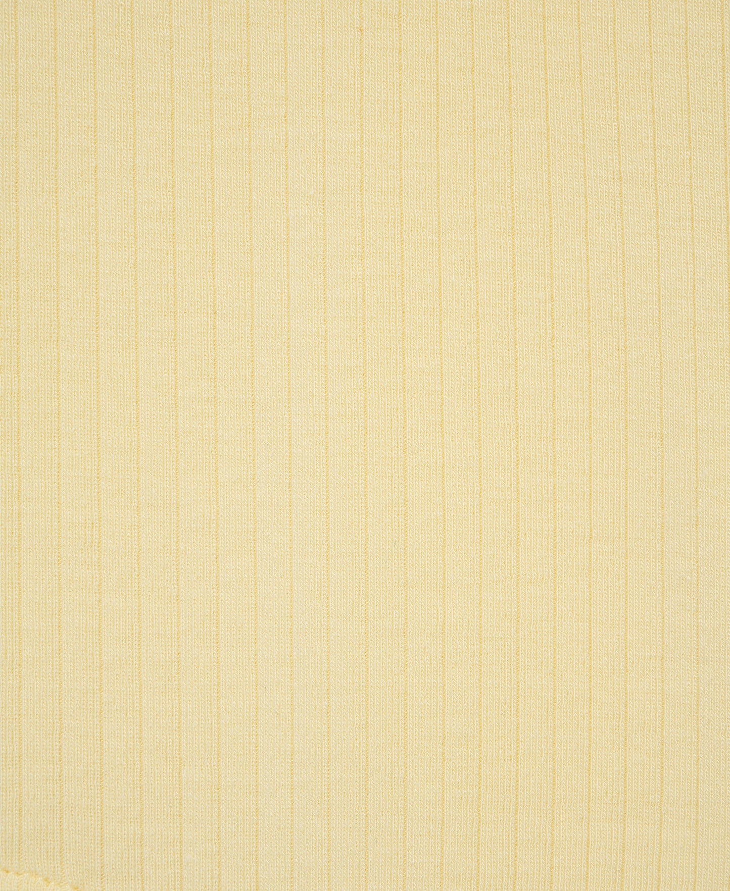 Yellow Rib Knit Polo Romper