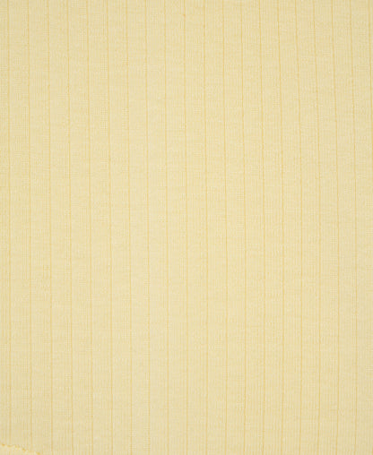 Yellow Rib Knit Polo Romper