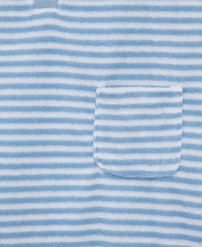 Stripe Terry Romper & Hat