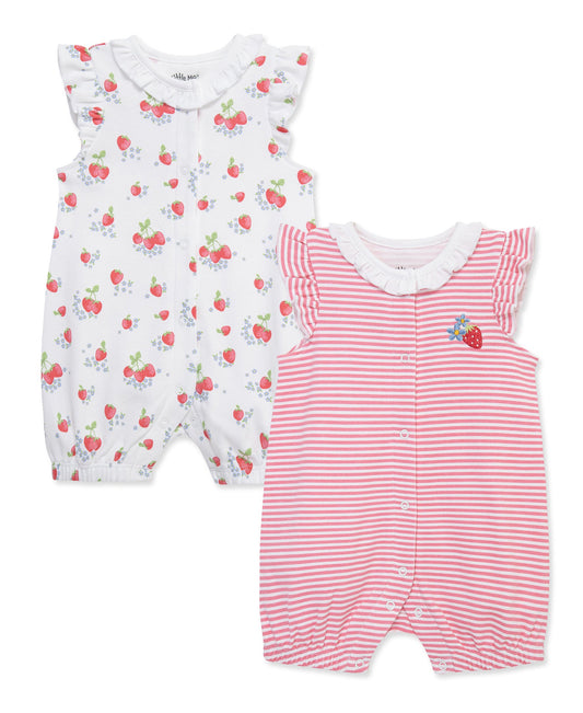 Strawberry Rompers 2-Pack