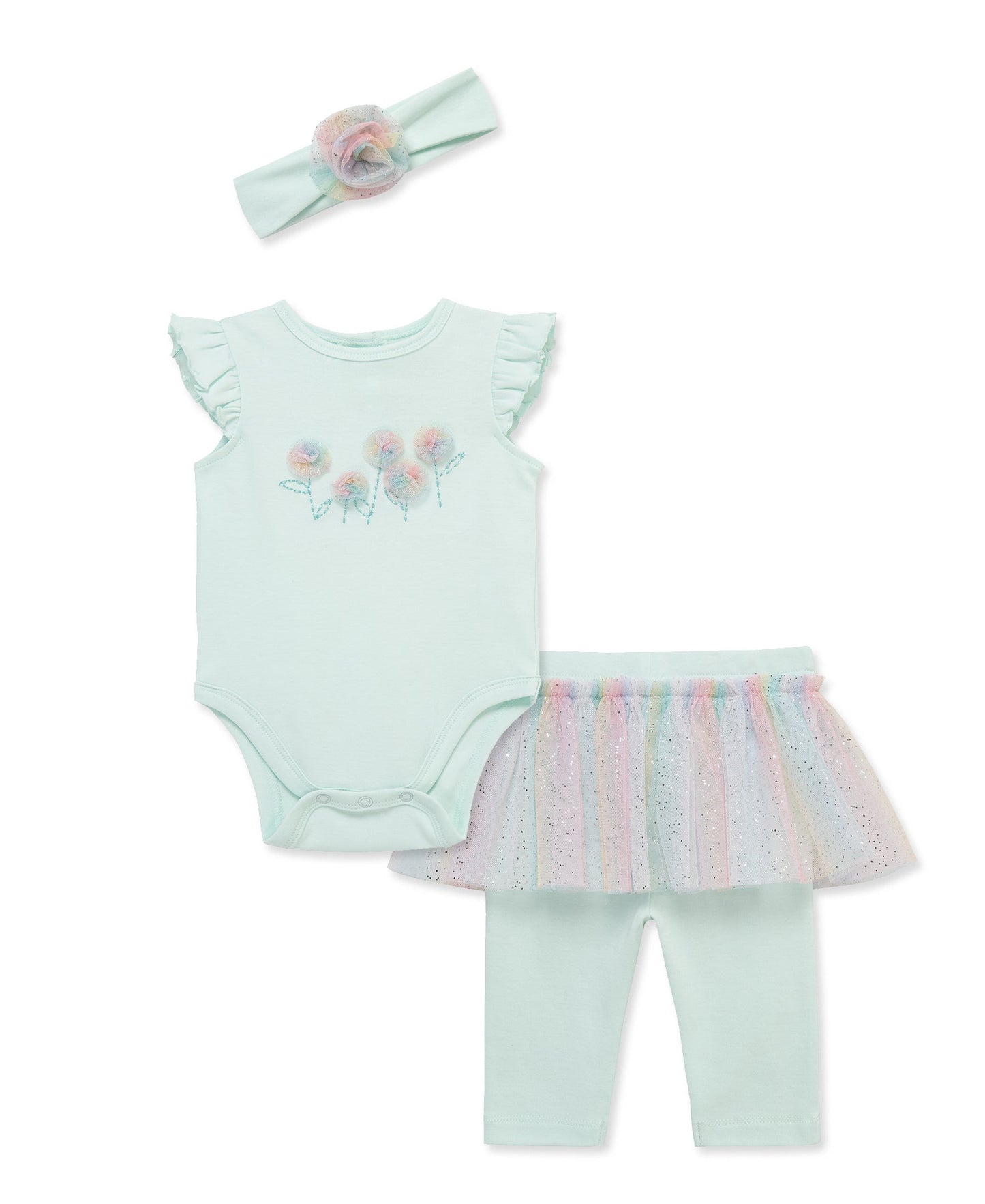 Rainbow Skegging & Headband Set (3M-12M)