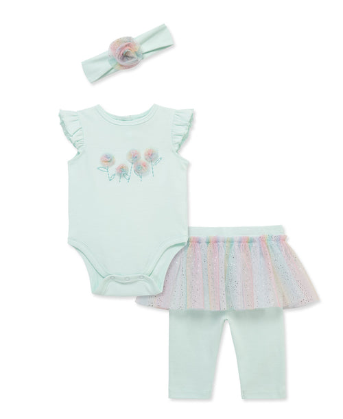 Rainbow Skegging & Headband Set (3M-12M)