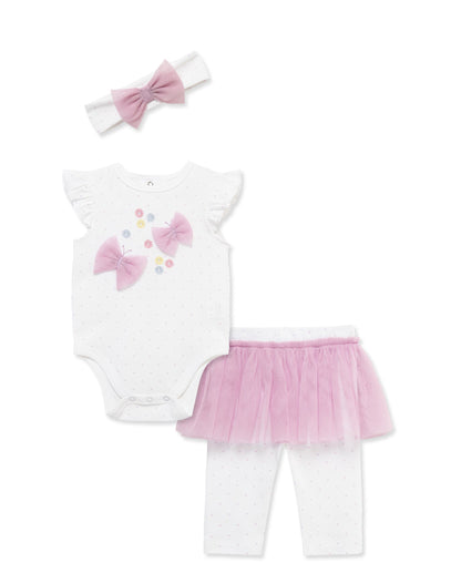 Butterfly Skegging & Headband Set (3M-12M)