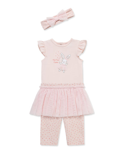 "My First Easter" Bunny Skegging & Headband Set