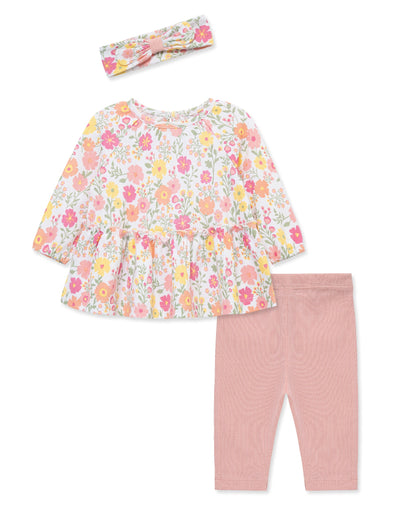 Blossoms Tunic & Legging Set (3M-12M)