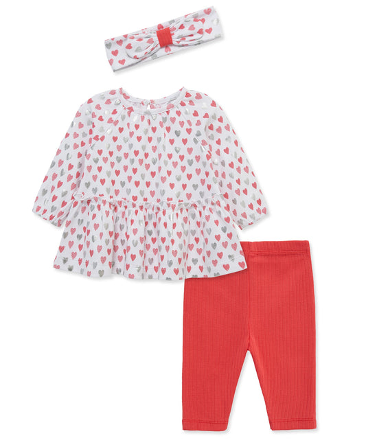 Hearts Tunic & Legging Set (3M-12M)