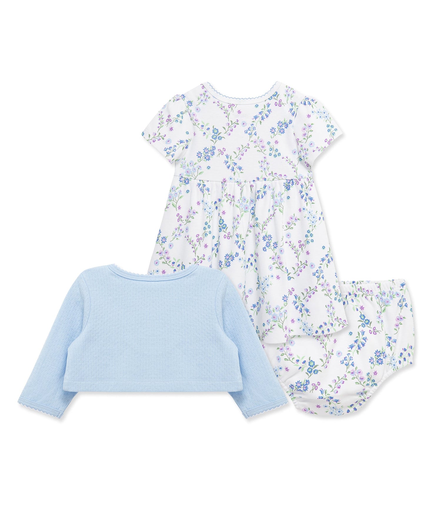 Trellis Knit Dress & Cardigan Set