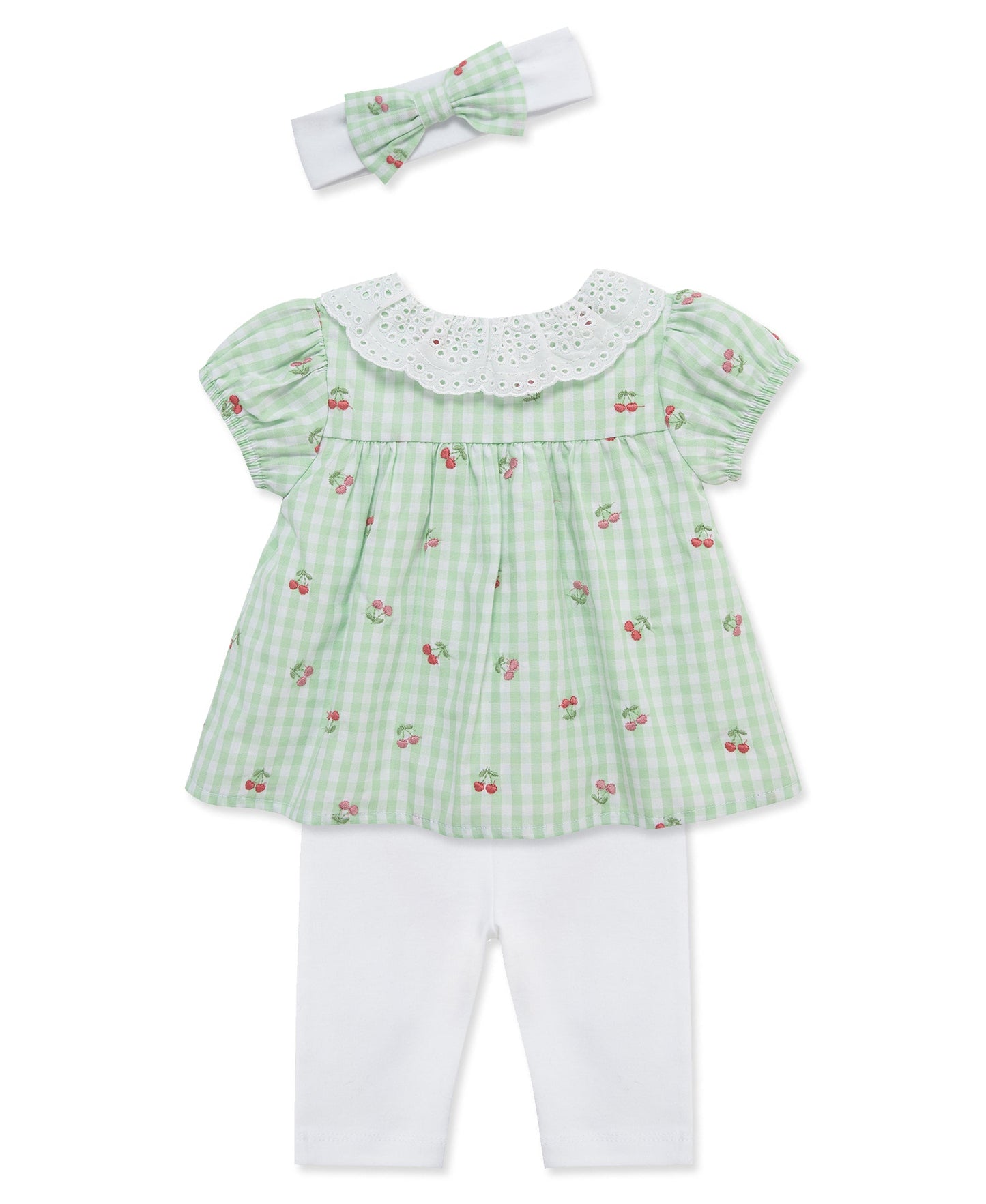 Cherry Check Tunic & Legging Set (3M-12M)