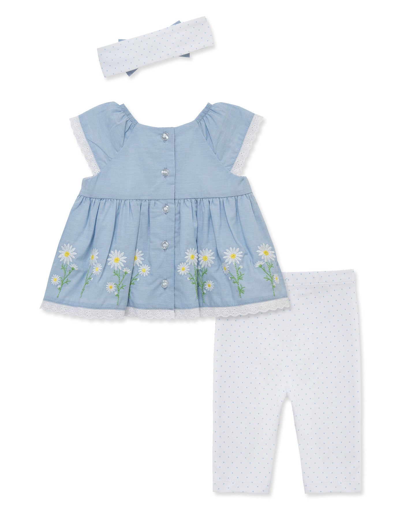 Daisy Border Woven Tunic & Legging Set (12M-24M)