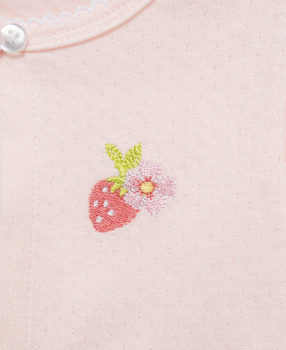 Strawberry Knit Dress & Cardigan Set