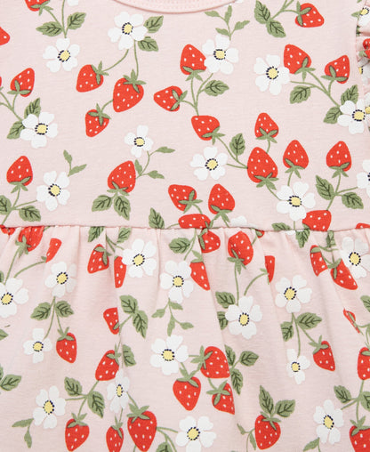 Strawberry Bodysuit Dress & Headband