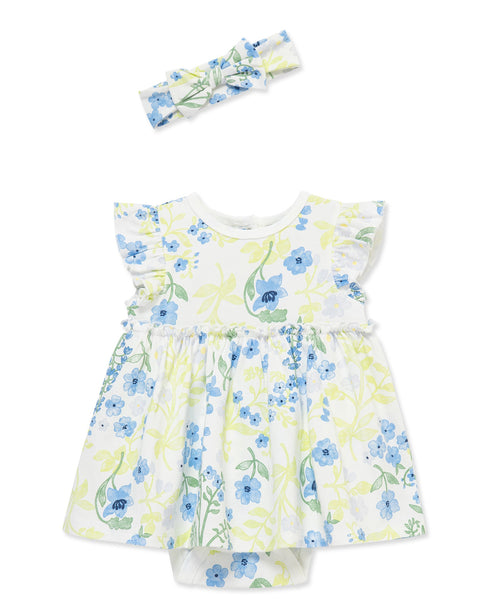 Bluebells Bodysuit Dress & Headband