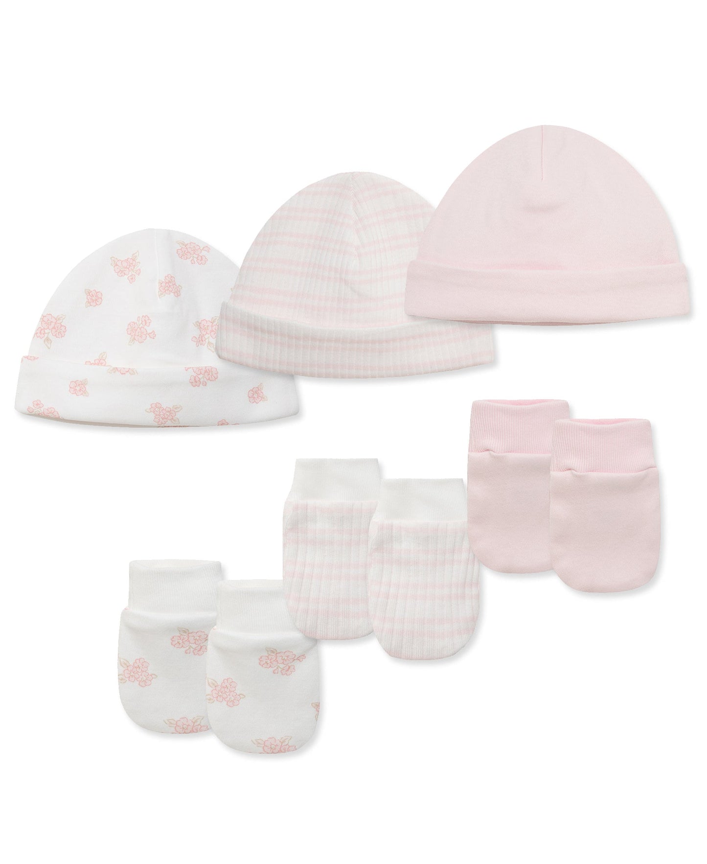 Dainty Bears Hat & Mitt Set