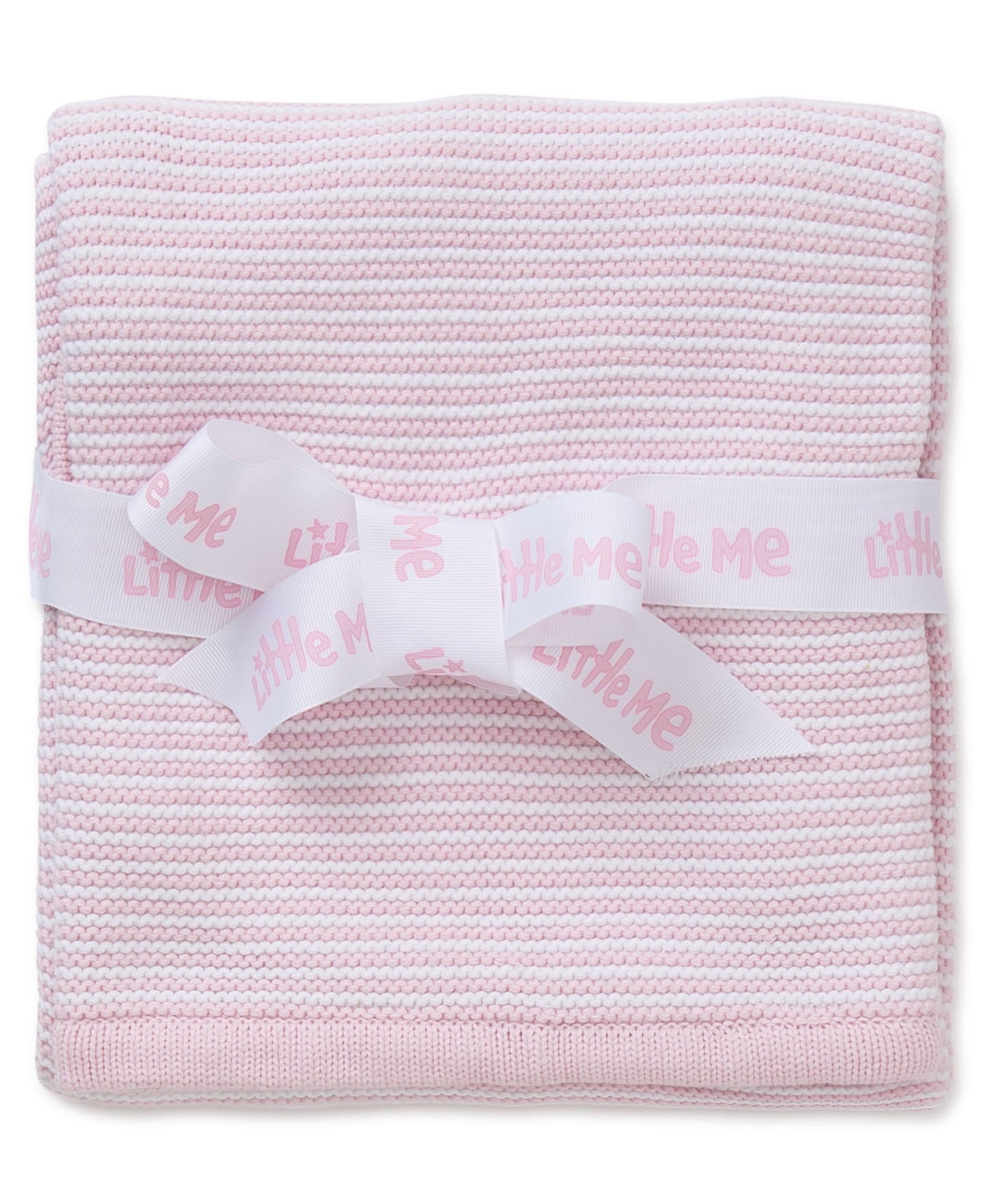 Pink Textured Receiving Blanket