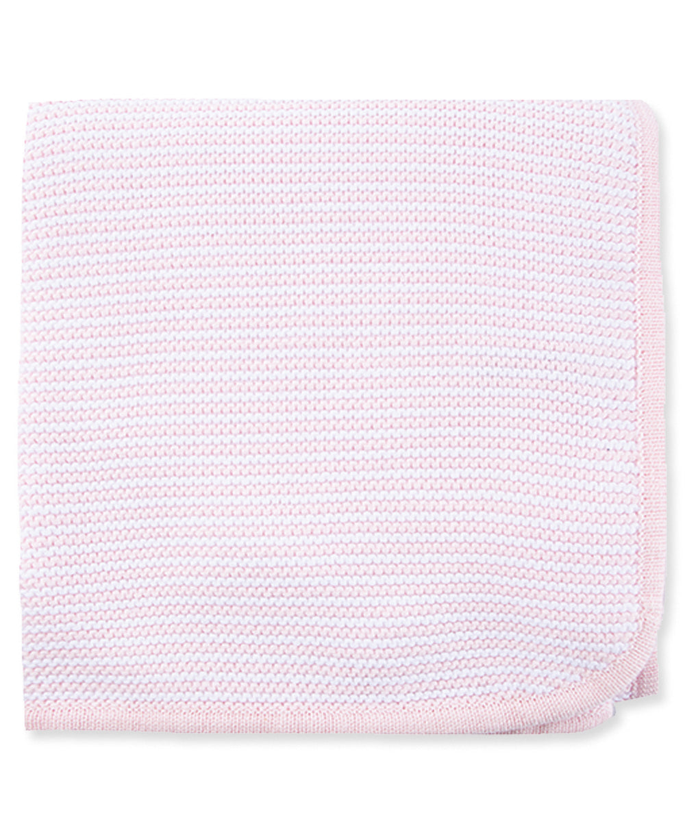 Pink Textured Receiving Blanket